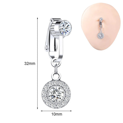 Clip-On Belly Button Piercing